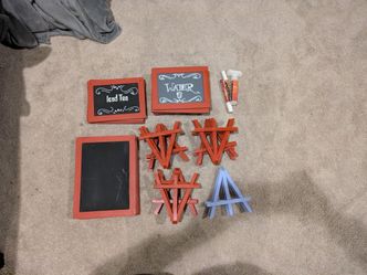 Wooden Chalk Board Signs