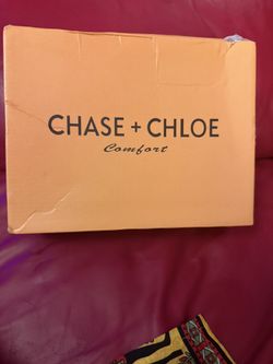 New New in box  Soft insole  Chase & Chloe Comfort Women's Size 7.5 Kimmy Black Pump Buckle Faux Leather