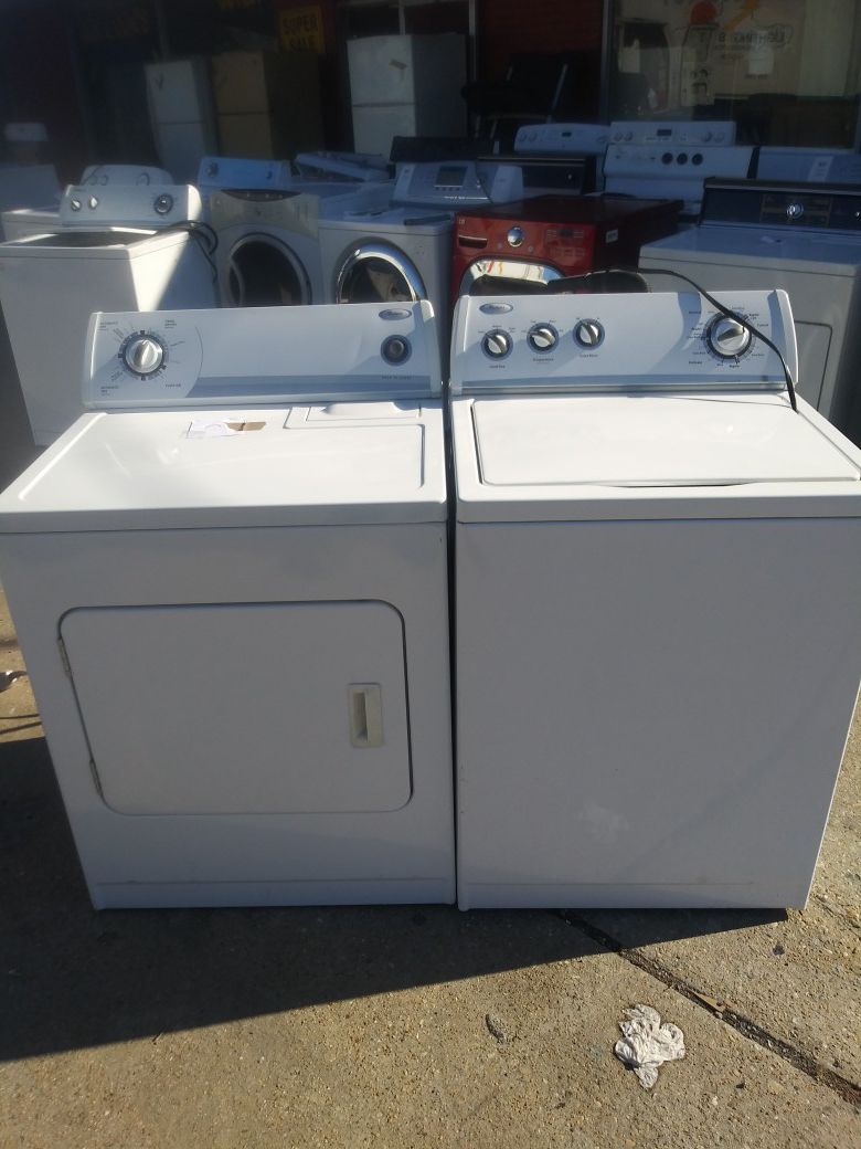 Gently used Whirlpool washer and dryer
