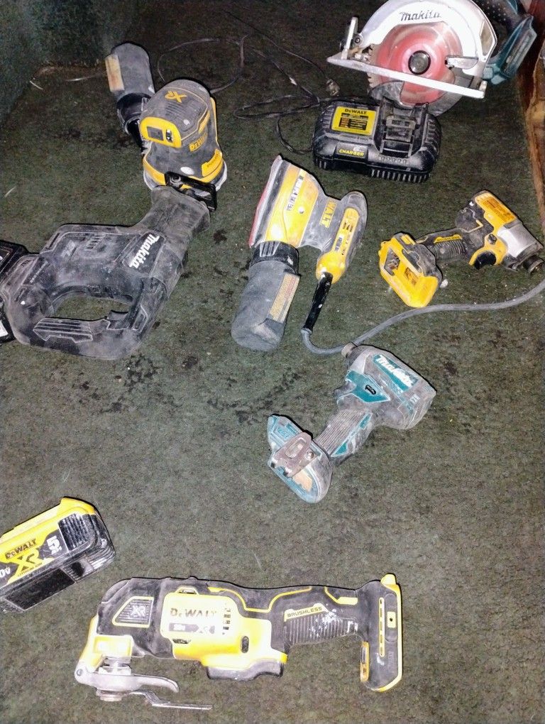 DeWalt And Malita Tools