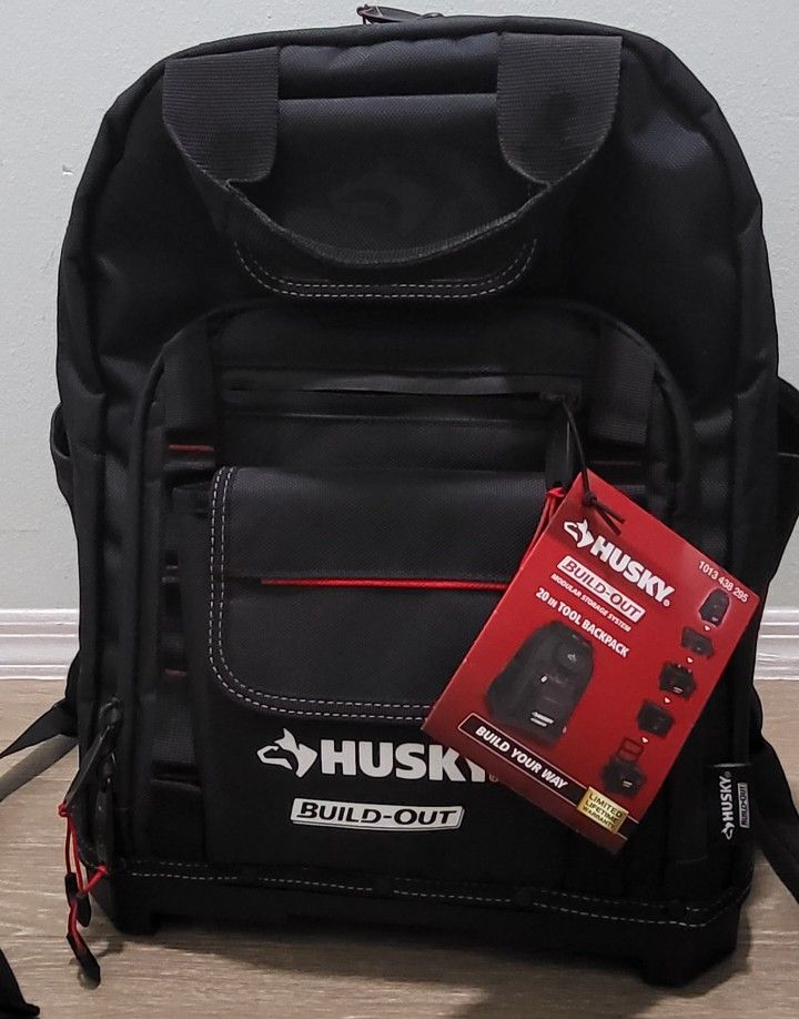 HUSKY 20" BUILD OUT TOOL BACK PACK 