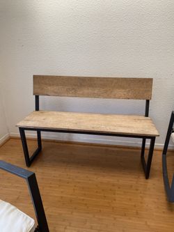 Dining Bench, Side Table