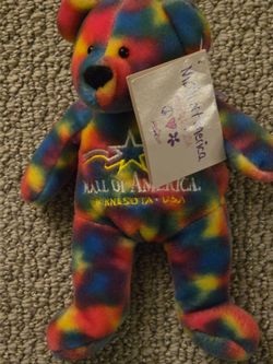 Vintage 1997 Groovy Mall of America Plush Bear Beanie Babies