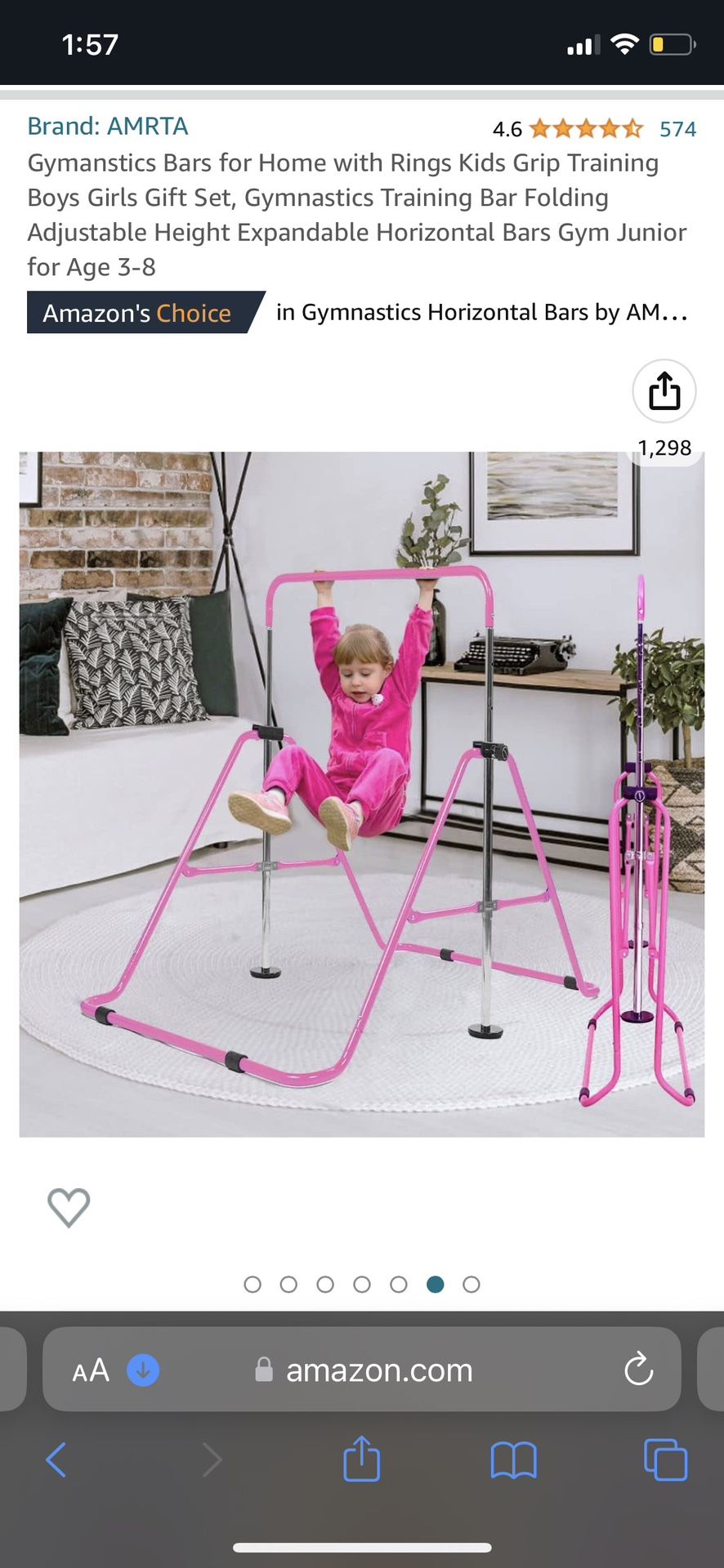 Gymnastics bar & Floor Beam 