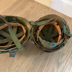 Vintage Military Helmets