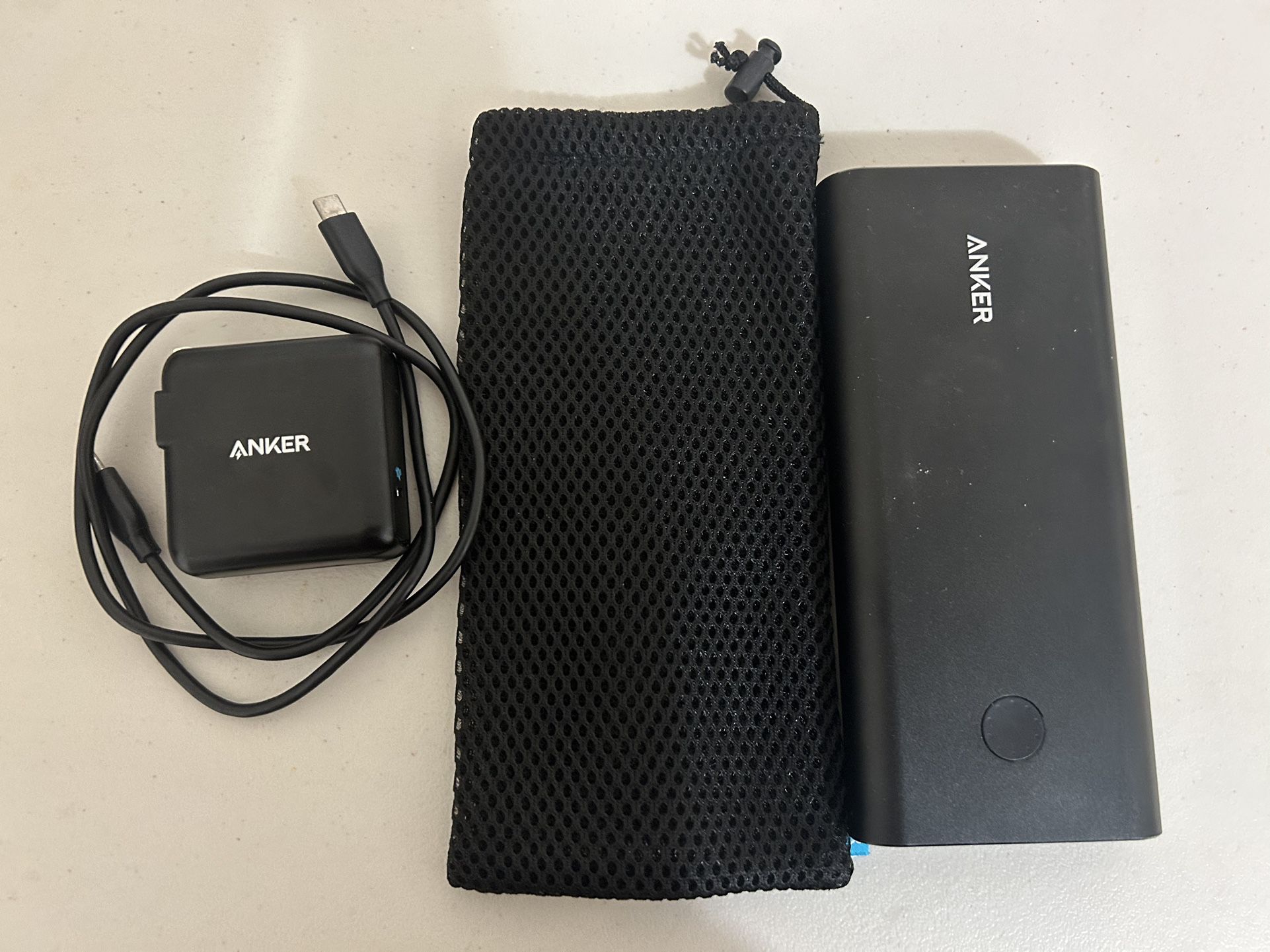 Anker PowerCore+ 26800mAh PD 45W with 60W PD Charger and Carrying Pouch 