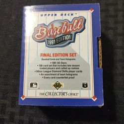 1991 Upper Deck Baseball Final Edition Set