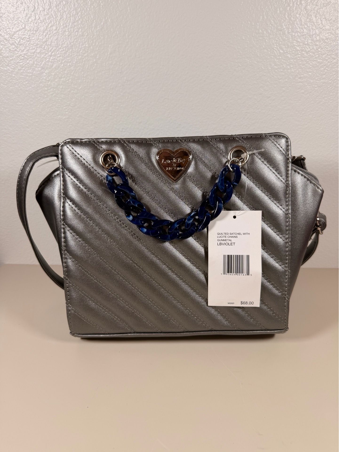 NEW Silver Medium Bag