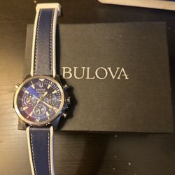 Bulova Marine Start Chronograph Blue Men’s Watch