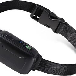 Rechargeable Dog Bark Collar with Beep Vibration and Optional Shock, Anti Barking Collar with 6 Adjustable Sensitivity and Intensity for Small Medium 