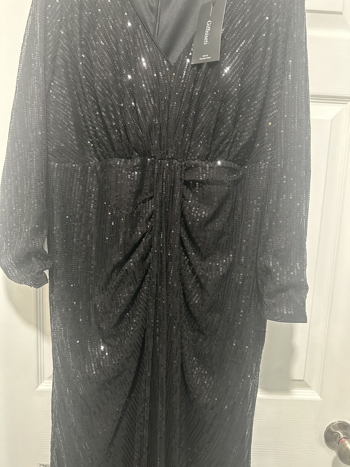 Brand New Black Long Plus Size Formal Dress