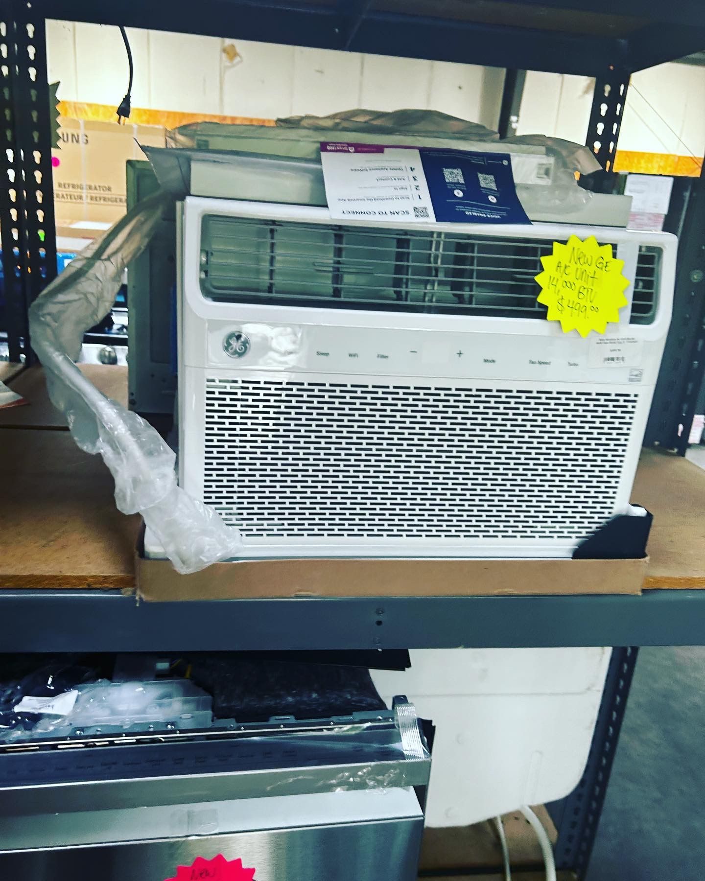 NEW GE 14,000 BTU Ac Unit Cool Only 110 Plug $499 