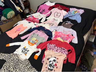 Girls Size 2T Clothing Lot | 34 Pieces | Toddler Clothes Bundle | Bulk Kids Wardrobe