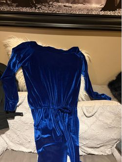 Suede blue jumper