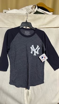 New York Yankees Majestic Raglan Baseball Shirt