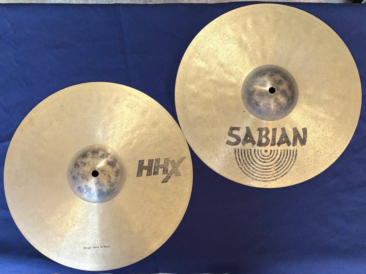 Sabian HHX 14" Stage Hi Hats cymbals Pair