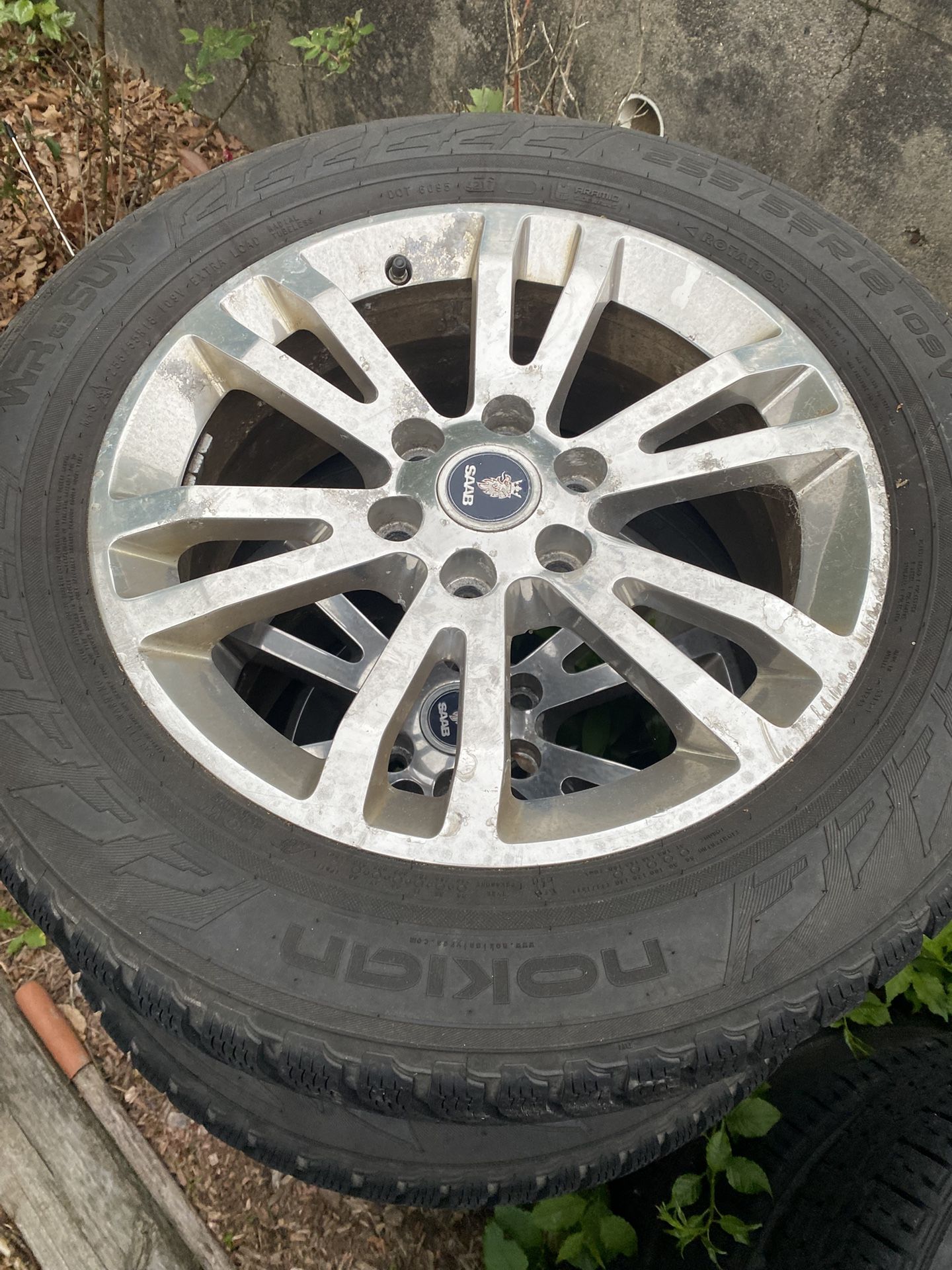 18” Saab Envoy Trailblazer 6 Lug Rims And Tires