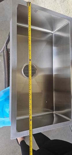 Stainless steel sink 27x16