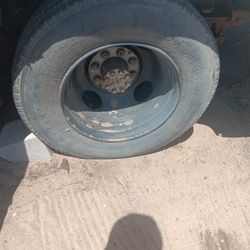 6.    8 Lug One Ton Wheels And Tires  