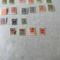 Greece Postage Due And Airmail Group Of 19 Stamps 