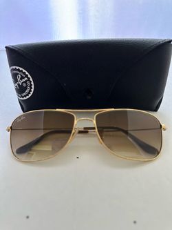 Ray Ban Arista Aviator Gold/Brown Sunglasses