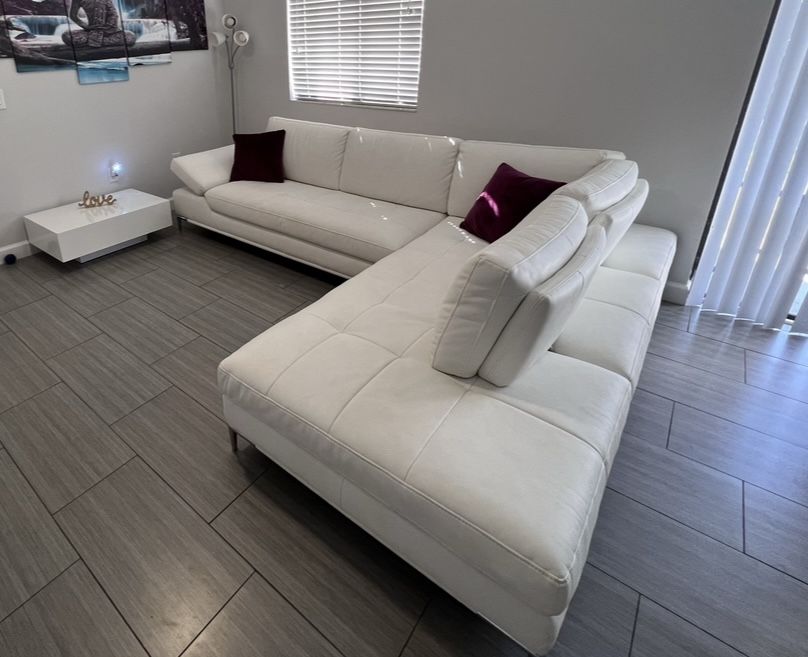 White Sectional Sofa For Sale!