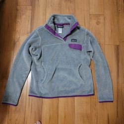 Vintage Patagonia Grey  Half-Button Jacket
