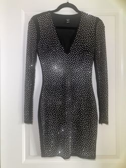 Shiny Shimmery Size Small Bodycon Mini Dress