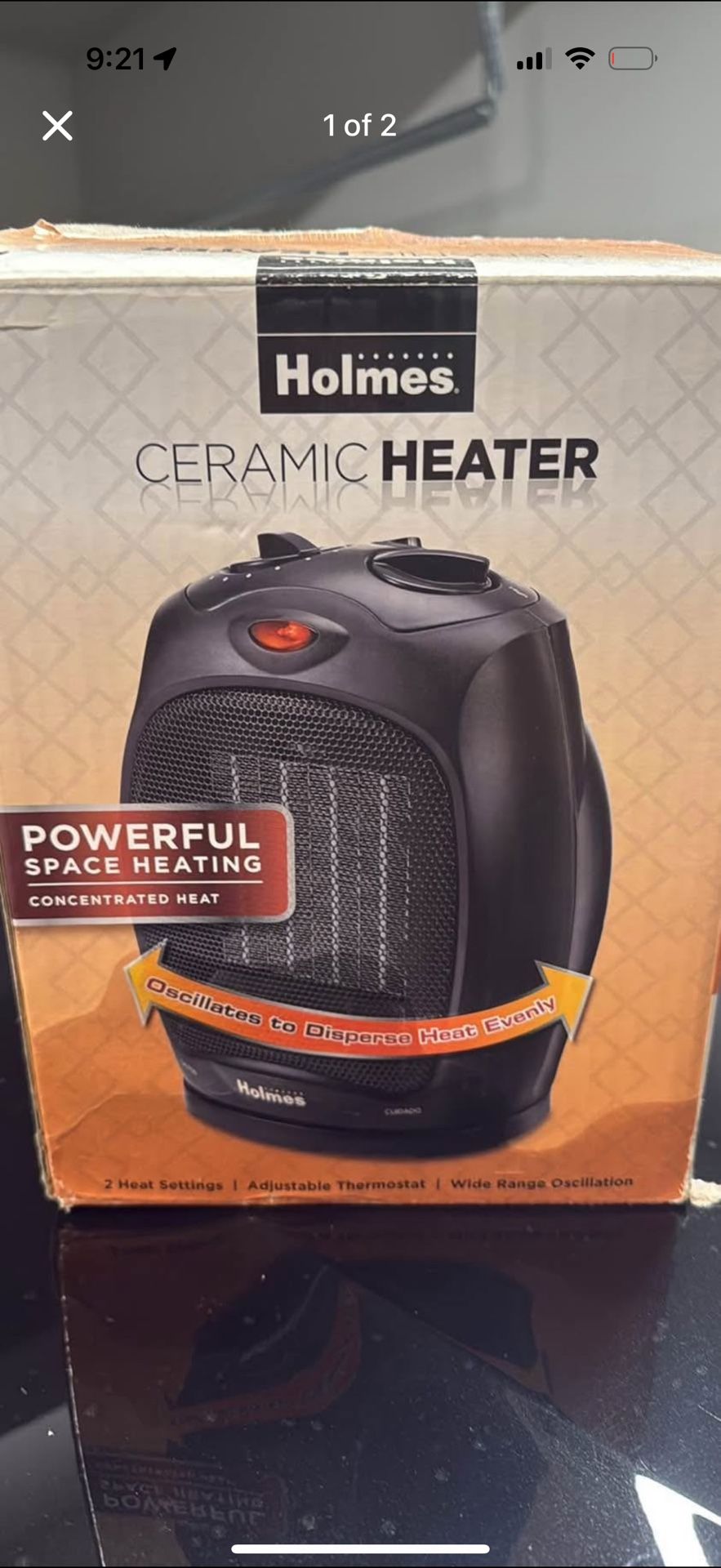 Holmes ceramic heater