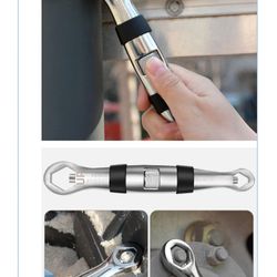Metric And Imperial Adjustable Wrench 