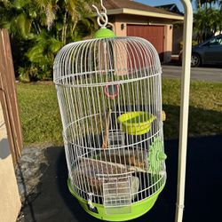 Bird cage w/stand $45 