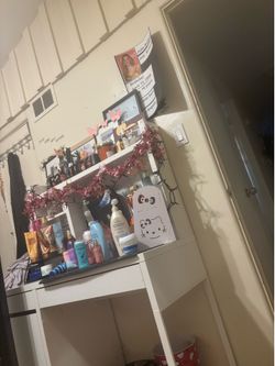 White desk