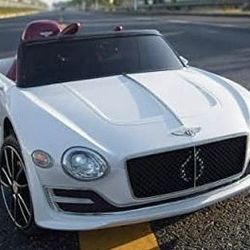 ⚪️⚪️!!BRAND NEW 12V LUXURY REMOTE CONTROL Electric Kid Ride On Car Power Wheels Bentley EXP12 with LED lights, scissors doors, USB, Mp3 