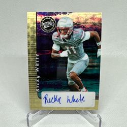 2024 Leaf Press Pass Premium Autographs Ricky White #20A-RW1 Superfractor 1/1
