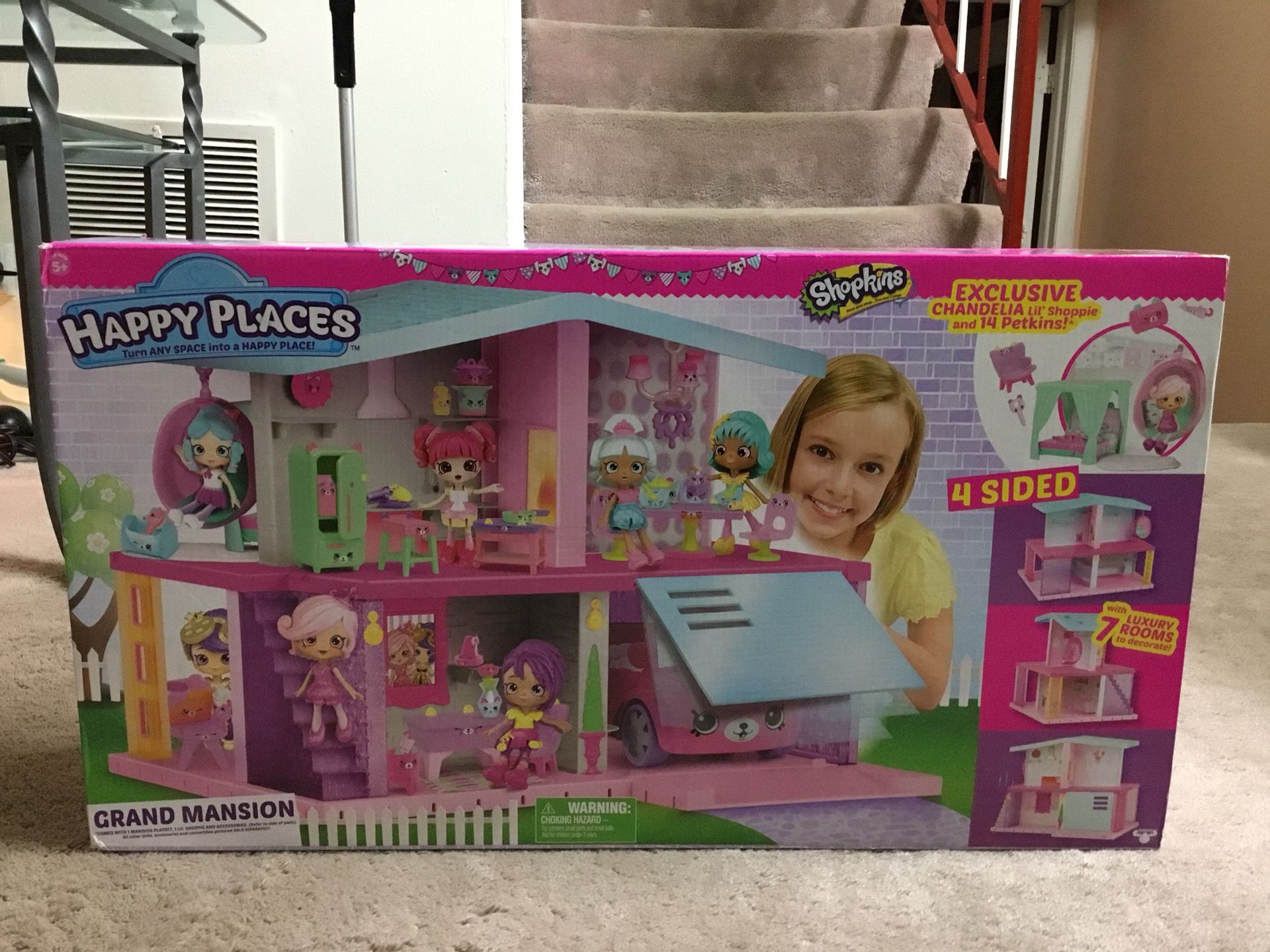 Shopkins happy Places Grand Mansion (Brand New)