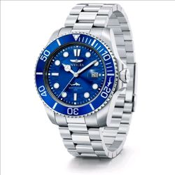 NIB Invicta Pro Diver 50827 42mm Blue Dial Stainless Steel Quartz Men’s Watch