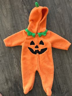 Kids Baby Halloween Costume Pumpkin