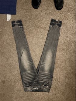 Purple and Amiri Jeans