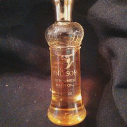 Prince Matchabelli Bath Oil Glass Bottle