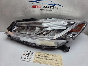 1broken tab 2016 - 2017 HONDA ACCORD SEDAN LEFT FULL LED HEADLIGHT OEM AY67440