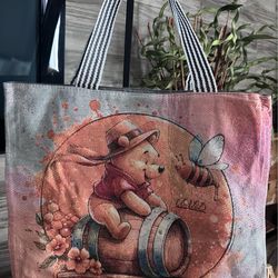Winnie the Pooh canvas tote bag