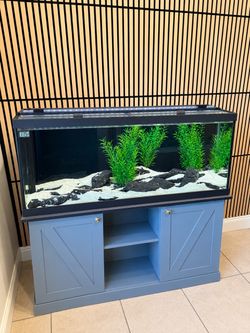75 Gallon Aquarium Fish Tank + Stand
