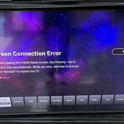 Vizio 55” Tv 