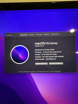 2019 MacBook Pro 15”