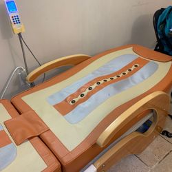 Massage Bed With Solid Wood Frame  , 