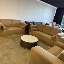 Modern Luxury Designer Sofa Couch Set for High End Living Room On SALE 