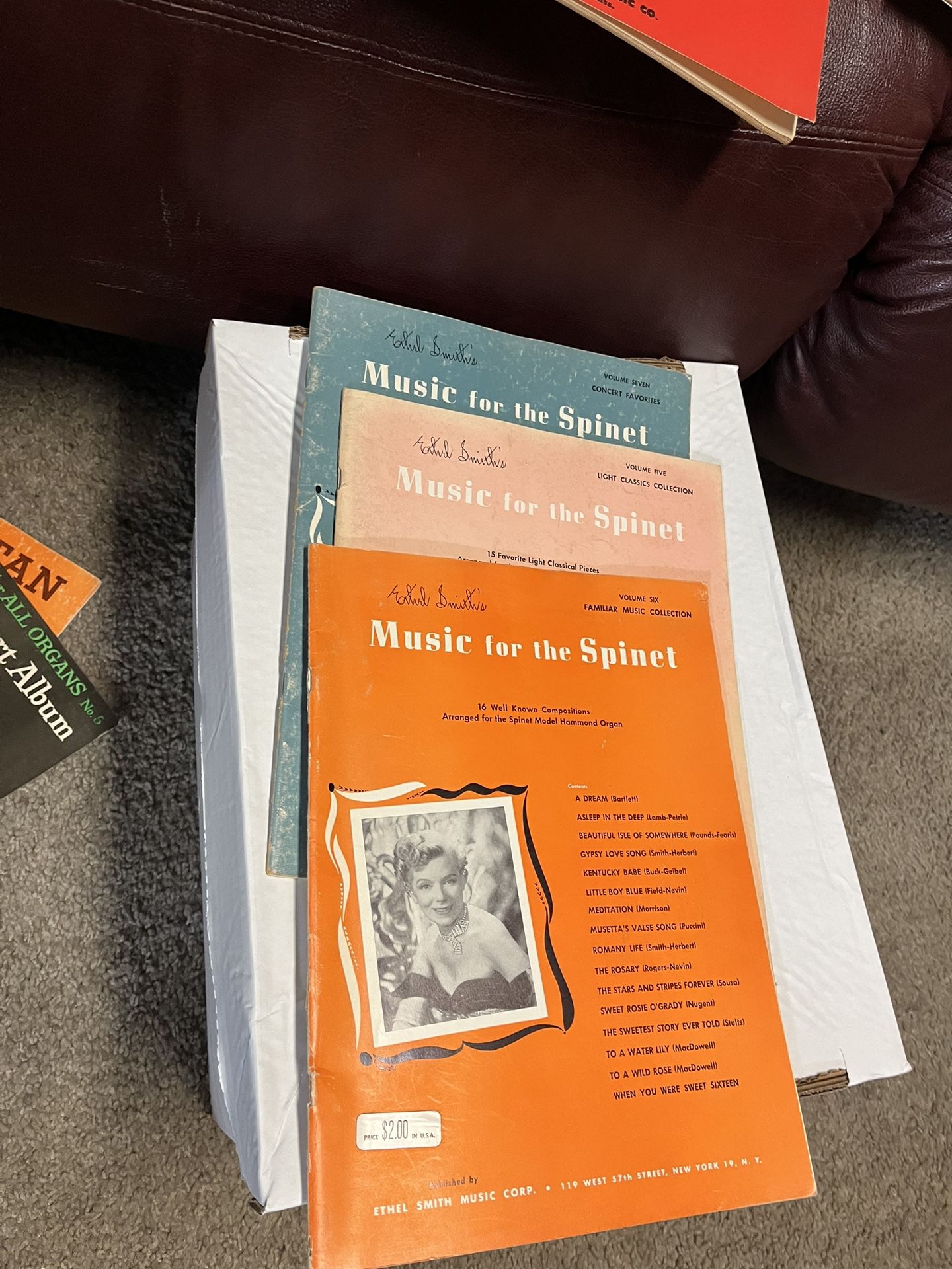 Spinet Music Books