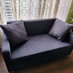 Navy Blue Small Couch