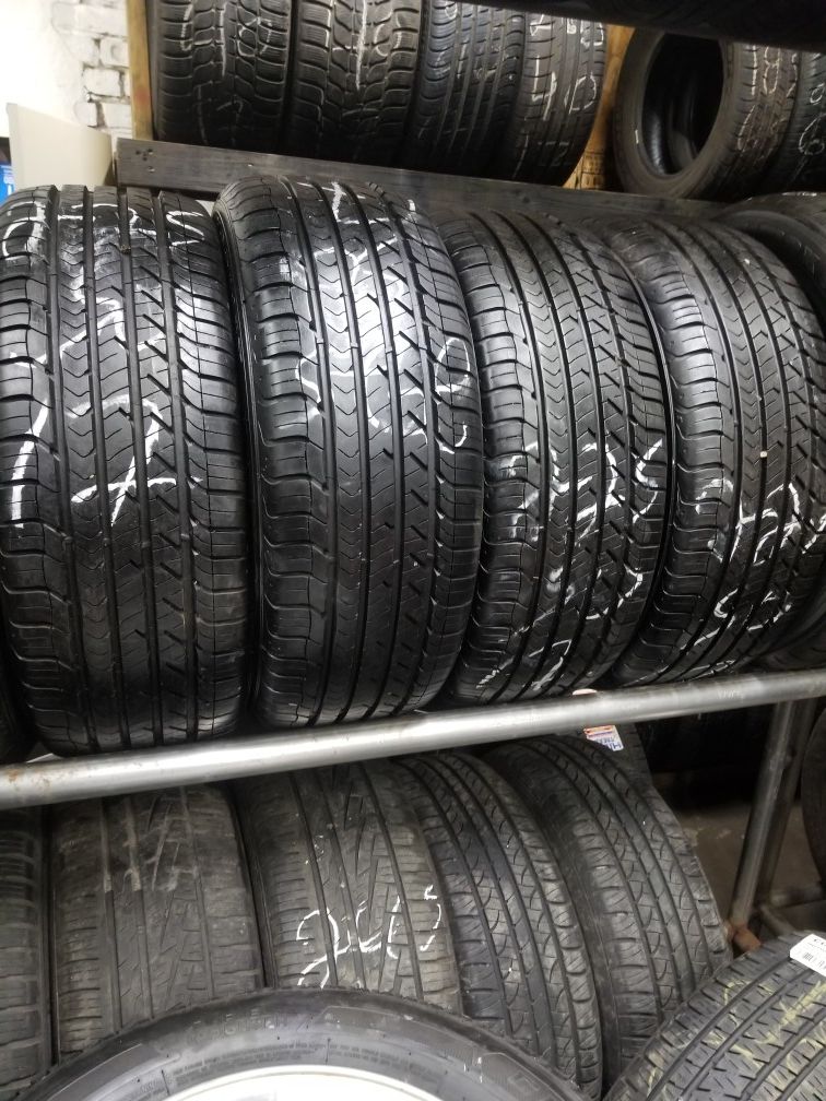 4 tires like new size 225 50 r17 price includes installation