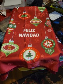 Feliz Navidad Christmas Shower Curtain